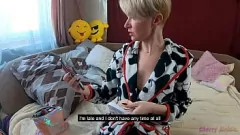 चलाएँ रूसी एमआईएलए चेरी एलेक्सा एक डबल प्रवेश और सह चेहरे लेती है