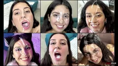 Reproduzir Compilação cheia de porra: bebês de 18 anos desejam porra na boca e no rosto